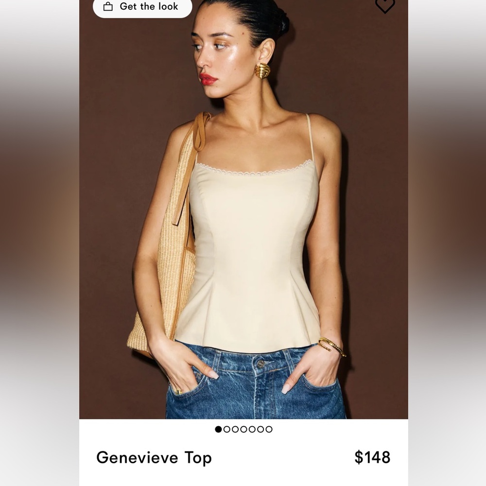 Reformation Genevieve Top - BRAND NEW, never worn. Just don’t love the fit.